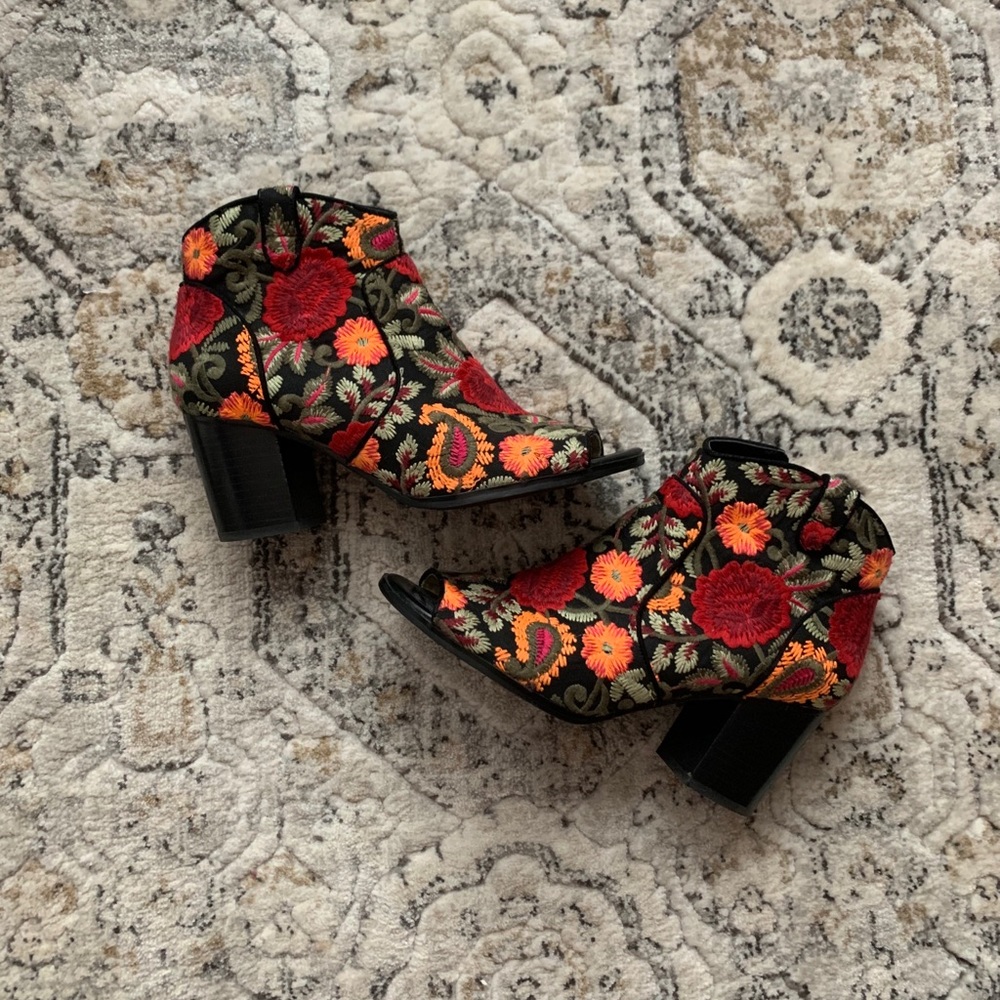 Open Toe Booties
